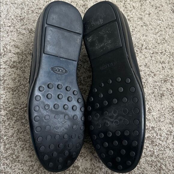 Tod’s Black Leather Men’s Penny Loafers 8.5 main image 4